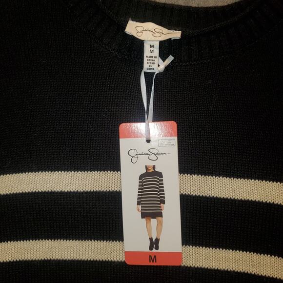 Jessica Simpson Women's Long Sleeve Cozy Knit Sweater Mini Dress, M - Picture 2 of 6